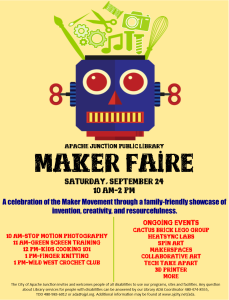 Maker Faire Poster 2016