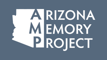 Arizona Memory Project logo featuring the state outline and text