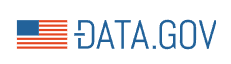 Data.gov logo with American flag colors and text