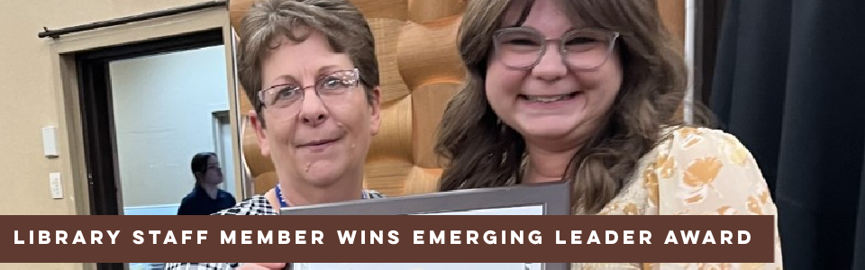 Library staff member wins Emerging Leader award